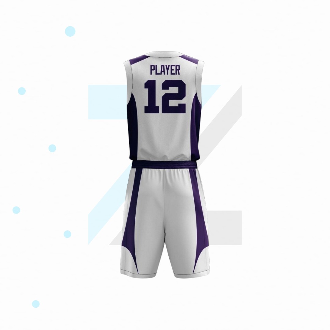 Elite Pro Basketball Uniform Set | Custom Sublimated Jersey & Shorts | Lightweight Performance Wear angle 8